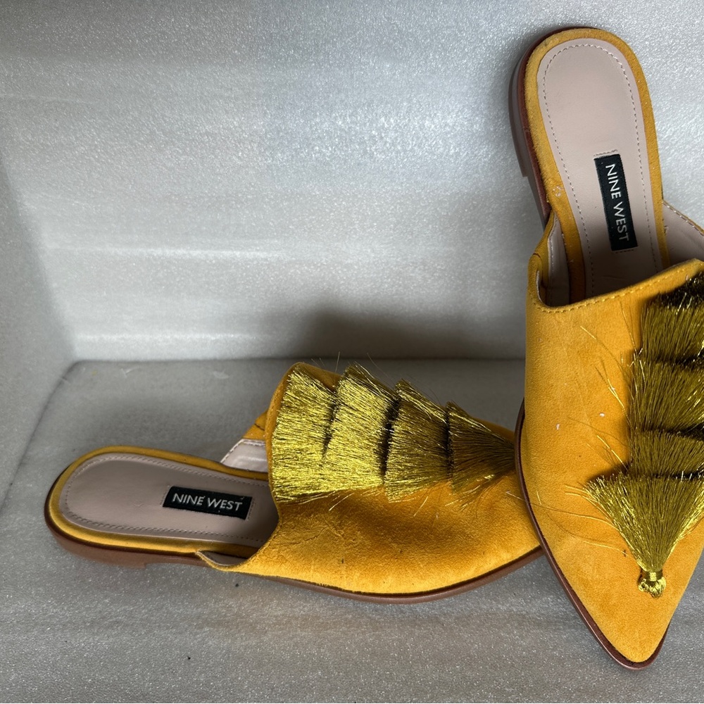 Nine West Yellow Women's Shoes